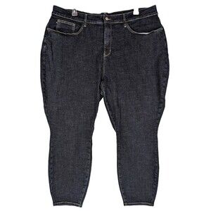 Judy Blue Skinny Fit Jeans Womens Plus Size 24W High Rise Dark Wash Denim